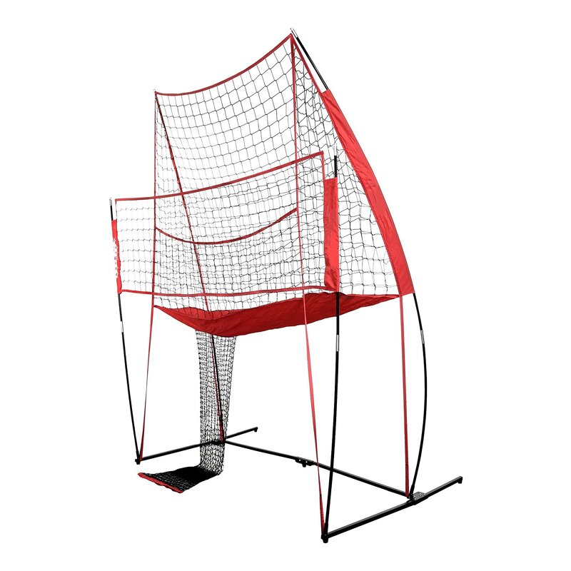 Volleyball Practice Net Station Manufacturer - VPN01A 8 ft Wide by 11 ft High for Hitting and Serving Drills
