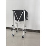 Tennis Pickleball Cart Manufacturer - Portable Square Steel Tube Aluminum with Customized Logo for Training Outdoor Indoor