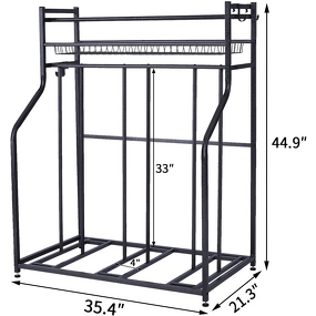 Bike Storage Rack Manufacturer - Bicycle Garage Organizer Sports 3 Bike Storage Rack for Garage