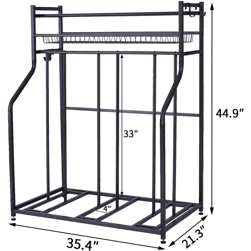 Bike Storage Rack Manufacturer - Bicycle Garage Organizer Sports 3 Bike Storage Rack for Garage