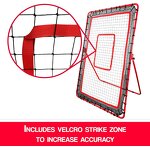 Rebounder Net Manufacturer - Customized Portable Durable 6*4FT for Training Outdoor Club