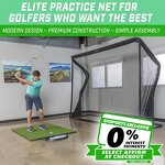 Golf Net Manufacturer - Custom Indoor with Steel Frame for Practice Chipping & Training