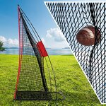 Football Practice Net Manufacturer - 7ft by 4ft Outdoor Lightweight Portable Kids Bow Frame Training Target