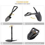 Camping Shovel Manufacturer - High Quality Steel Shovel Spades for Farming Tools Tactical Shovel