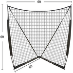 Lacrosse Goal Manufacturer - Low Price Fast Install Fiberglass Frame Collapsible Net Portable Kidstraining Equipment Backyard