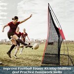 Football Practice Net Manufacturer - 7ft by 4ft Outdoor Lightweight Portable Kids Bow Frame Training Target