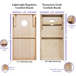 Corn Hole Set Manufacturer - Hot Selling 2x3ft Premium Customization Accepted Toss Bean Bags for Entertainment