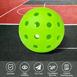 Pickleball Balls Manufacturer - High Quality USAPA Outdoor Indoor 40 Holes 26 Holes with Customized Logo