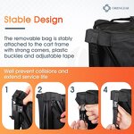 Tennis Pickleball Cart Manufacturer - Durable Customized Logo Square Steel Frame Metal for Training