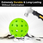 Pickleball Balls Manufacturer - High Quality USAPA Outdoor Indoor 40 Holes 26 Holes with Customized Logo