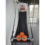 Basketball Game Machine Manufacturer - Foldable Single Shot 3 Basketballs Air Pump Portable