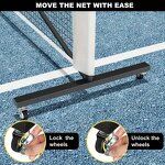 Pickleball Net Set Manufacturer - 22FT Professional Heavy Duty Customized Official Portable With Six Wheels