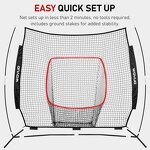 Baseball Softball Ball Caddy Manufacturer - Portable with Metal Tube and Polyester Net Batting Practice Ball Holder