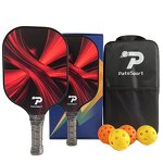 Pickleball Paddle Set Manufacturer - T300 Carbon Fiber 14mm Thickness Textured TPU Edge Guard USAPA Certified 210g Racing PP