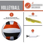 Volleyball Net and Ball Set Manufacturer - VN03A Custom Length Portable Stand with Net Set Equipment Standard Poles