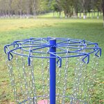 Disc Golf Basket Manufacturer - Factory Price Customized Black Blue Pro 24 Chain Customized With Transit Bag