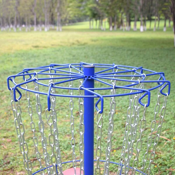Disc Golf Basket Manufacturer - Factory Price Customized Black Blue Pro 24 Chain Customized With Transit Bag