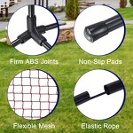 Badminton Net Manufacturer - Durable Pickleball Net Height Adjustable Portable for Volleyball Soccer Sports Net With Poles