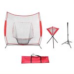 Baseball Practice Net Manufacturer - High Quality Portable Hitting Net Batting Tee Set and Ball Caddy Customized