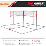 Four Square Volleyball Net Manufacturer - VN06A Low Price 4 Way Badminton Net 4 Way Volleyball Net Factory