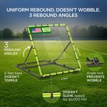 Baseball Rebounder Training Equipment Manufacturer - with PE Net and Metal Frame Netball Net for Skill Development