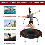 Fitness Trampoline Manufacturer - JTB003C Low Price Hot Selling Body Building Foldable Mini Jumping