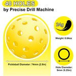 Pickleball Balls Manufacturer - USAPA 40 Hole 26 Hole PP+PE Professional Outdoor Indoor with Customized Logo
