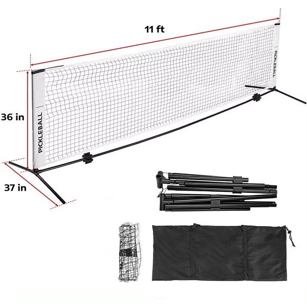Pickleball Net Manufacturer - Customized Portable 11FT 3.3M Durable Badminton Net Hot Sale Set