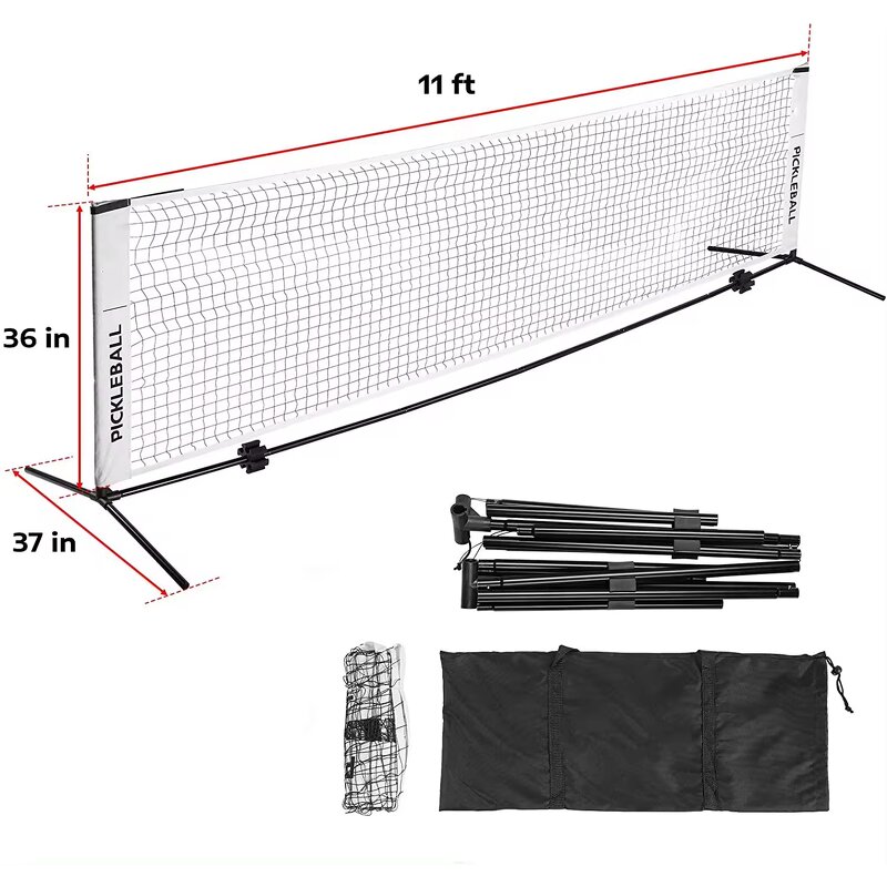 Pickleball Net Manufacturer - Customized Portable 11FT 3.3M Durable Badminton Net Hot Sale Set