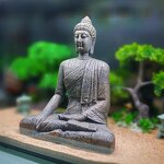 Buddha Statue Manufacturer - New Arrival ChineseStyle Accessories Decoration Sitting for Landscaping FishTank Decorative