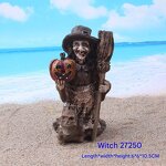 Halloween Resin Crafts Ornaments Manufacturer - Customizable Trick Treat Ghost Pumpkin Lantern Witch DIY Landscaping Decoration