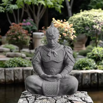 Buddha Statue Manufacturer - Customizable Fish Tank Ornament Rockery Water Grass Aquarium Resin Zen Micro Landscape Decor GR1317 Wukong