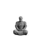 Buddha Statue Manufacturer - Customizable Fish Tank Ornament Rockery Water Grass Aquarium Resin Zen Micro Landscape Decor GR1317 Wukong