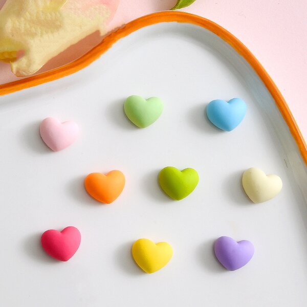 Resin Crafts Manufacturer - Wholesale Cross-Border Micro Landscape for Love Heart-Shaped Beads for DIY Desktop Mini Ornaments