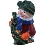 Christmas Snowman Resin Ornaments Manufacturer - Eco-Friendly 3D Micro Landscape Accessory for Psychological Sandtable Game