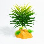 Artificial Plastic Plant Manufacturer - Green for Hermit Crab Landscaping Decorative Artificial Succulent Reptile Amphibian Supplies