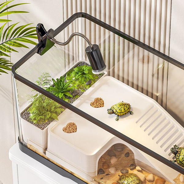 Turtle Basking Platform Manufacturer - Brazilian Grass Hideout House for Small Turtles Villa Climbing Reptile Amphibian Supplies Tank