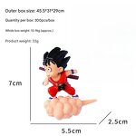 Aquarium Decoration Ornament Manufacturer - Hot-Selling Cartoon PVC Crafts Floating Dragon Ball Goku Micro Landscape Accessories
