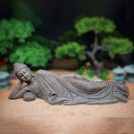 Buddha Statue Manufacturer - New Home Decorative Reclining Chinese-Style Resin Ornament for Fish Tank Landscaping Accessories