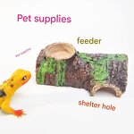 Resin Crafts Manufacturer - Customizable for Landscaping Simulated Bark Climbing Platforms for Pets Reptiles Food Basins Aquariums