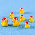 Christmas Little Yellow Duck Manufacturer - Mini Resin Crafts Decoration Moss Micro Landscape Ornaments for Garden Desktop Landscaping
