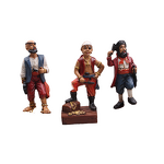 Resin Sand Table Model Manufacturer - Customizable Psychological Therapy Aquarium Assembly Figures Christmas Ornament Featuring Pirates
