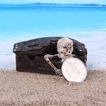 Resin Crafts Ornaments Manufacturer - Customizable Eco-Friendly Simulated Coffin Gothic Style Micro Landscape Decoration DIY