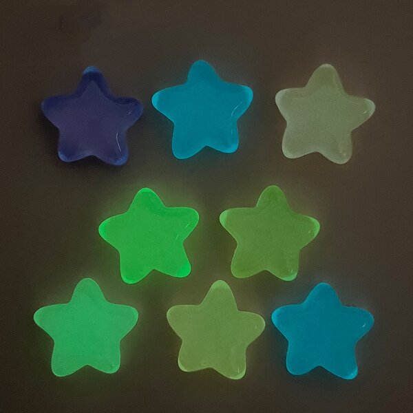 Resin Crafts Manufacturer - Customizable Fluorescent Starfish Micro Landscape Decoration for Cross-Border Fish for Tank Landscaping