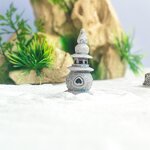Resin Pagoda Lamp Manufacturer - Small Stone Palace Antique Micro Landscape for Aquariums & Fish tank Landscape Decoration