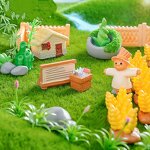 Micro Landscape Decoration Manufacturer - Wholesale Scarecrow Wheat Farm Garden Landscaping DIY Miniature Resin Small Ornaments