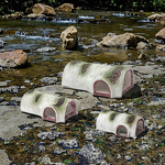 Reptiles Rock Manufacturer - Customizable Fish Tank Landscape Resin Simulate Bark Holes (S) for Aquariums for Sunbathing Turtles