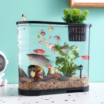 Goldfish Tank Aquarium Manufacturer - New Model Desktop Transparent Imitation Glass for Small Medium-Sized Spaces for Household