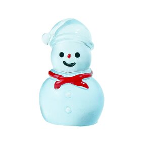 Christmas Snowman Ornament Manufacturer - Customizable Luminous Micro Landscape Plastic Small Desktop Decoration Accessory