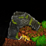 Resin Hideout Cave Manufacturer - Decorative for Reptiles & Amphibians Turtle Box with Basking & Climbing Platform Gecko Landscape